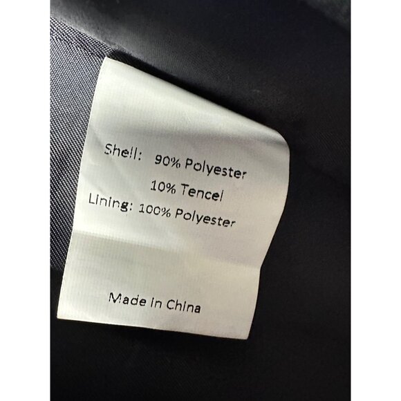 Women’s Plus Size 3X Long Dress Coat Navy A-Line Fit & Flare Winter Overcoat - Picture 7 of 8